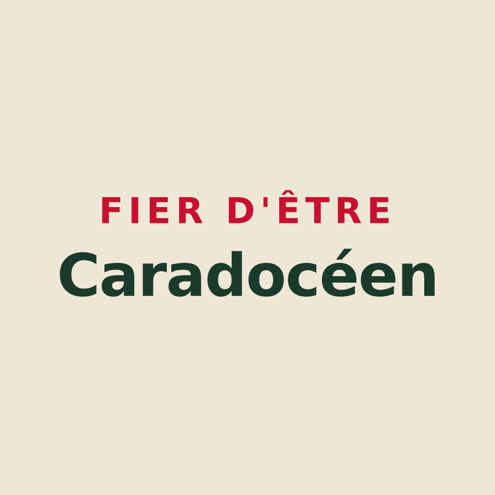 Tote bag « Fier d'être Caradocéen » — design pour Saint-Caradec