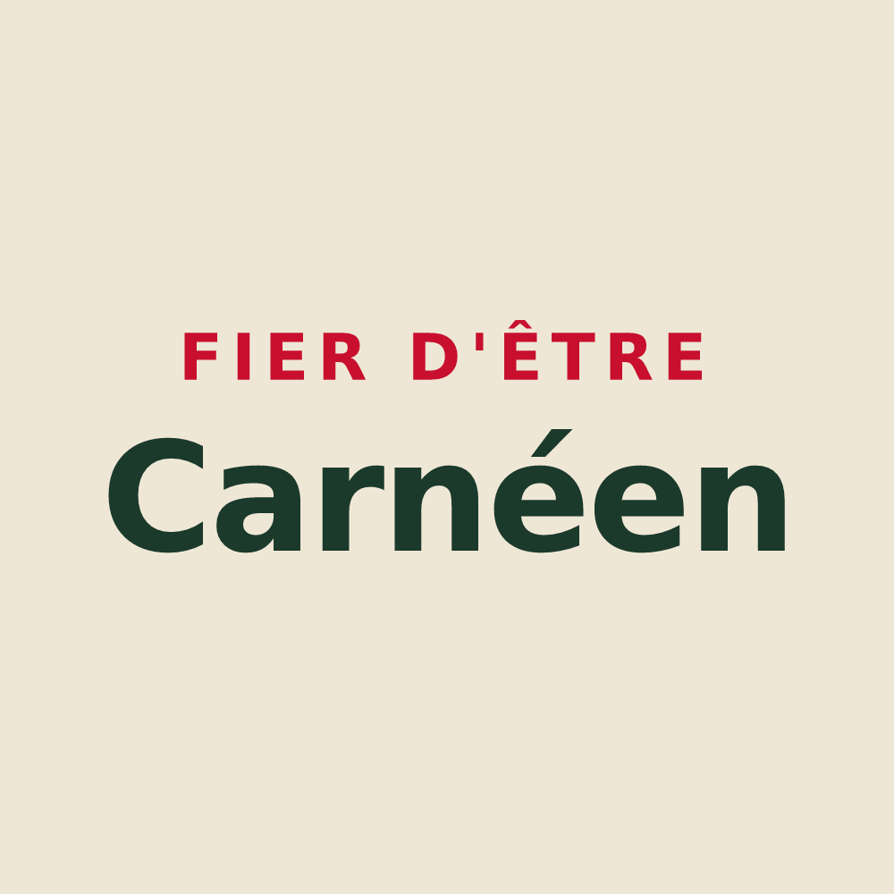 Tote bag « Fier d'être Carnéen » — design pour Saint-Carné
