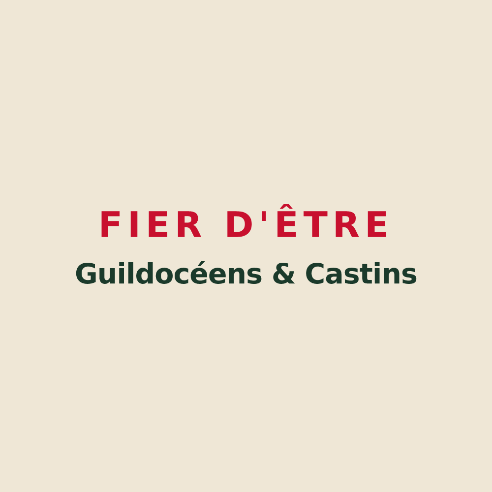 Tote bag « Fier d'être Guildocéens & Castins » — design pour Saint-Cast-le-Guildo