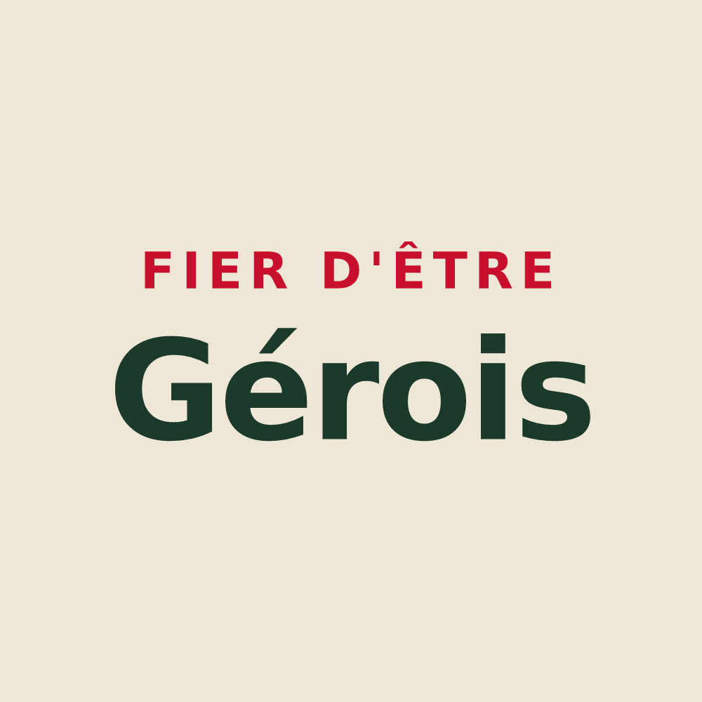 Tote bag « Fier d'être Gérois » — design pour Saint-Célerin