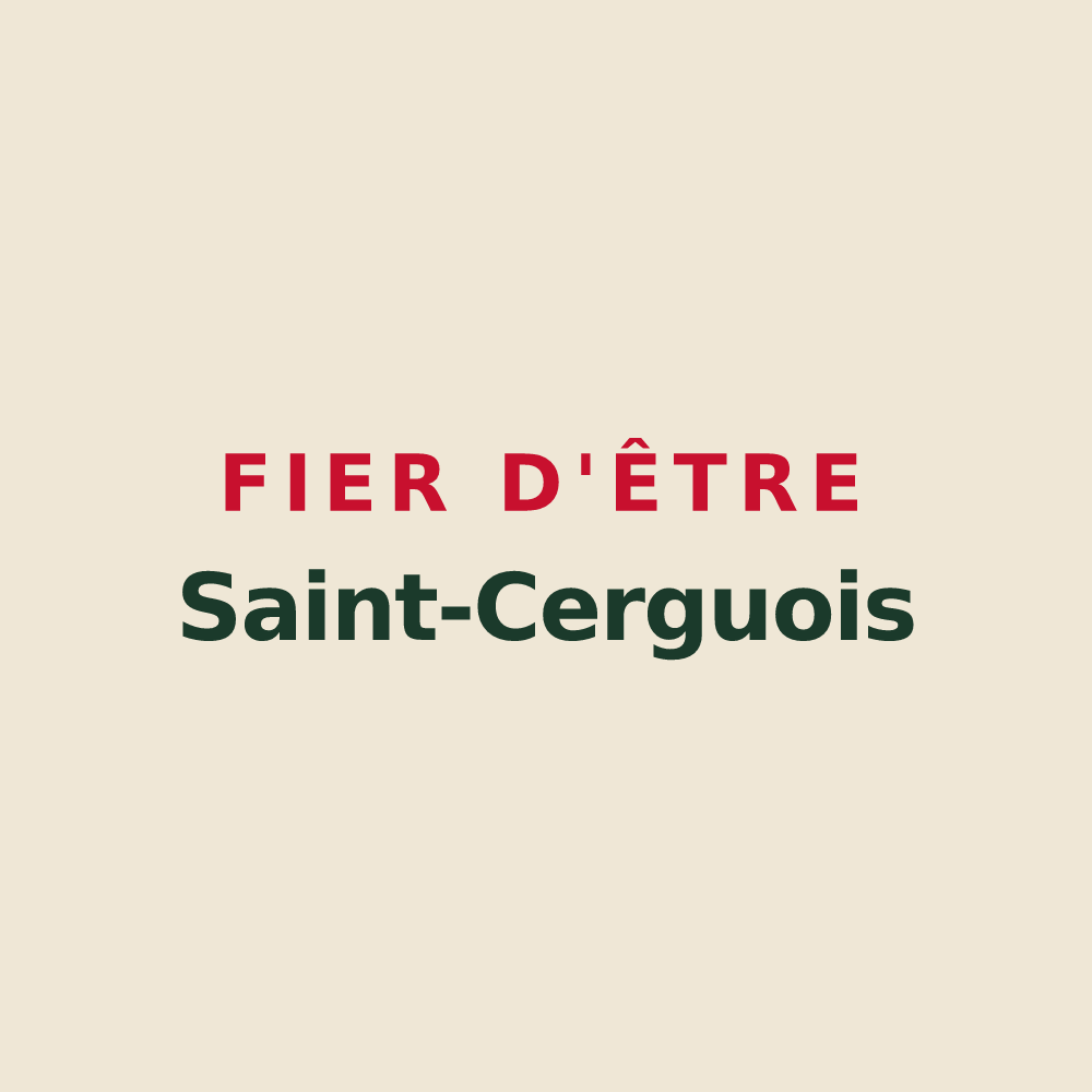 Tote bag « Fier d'être Saint-Cerguois » — design pour Saint-Cergues