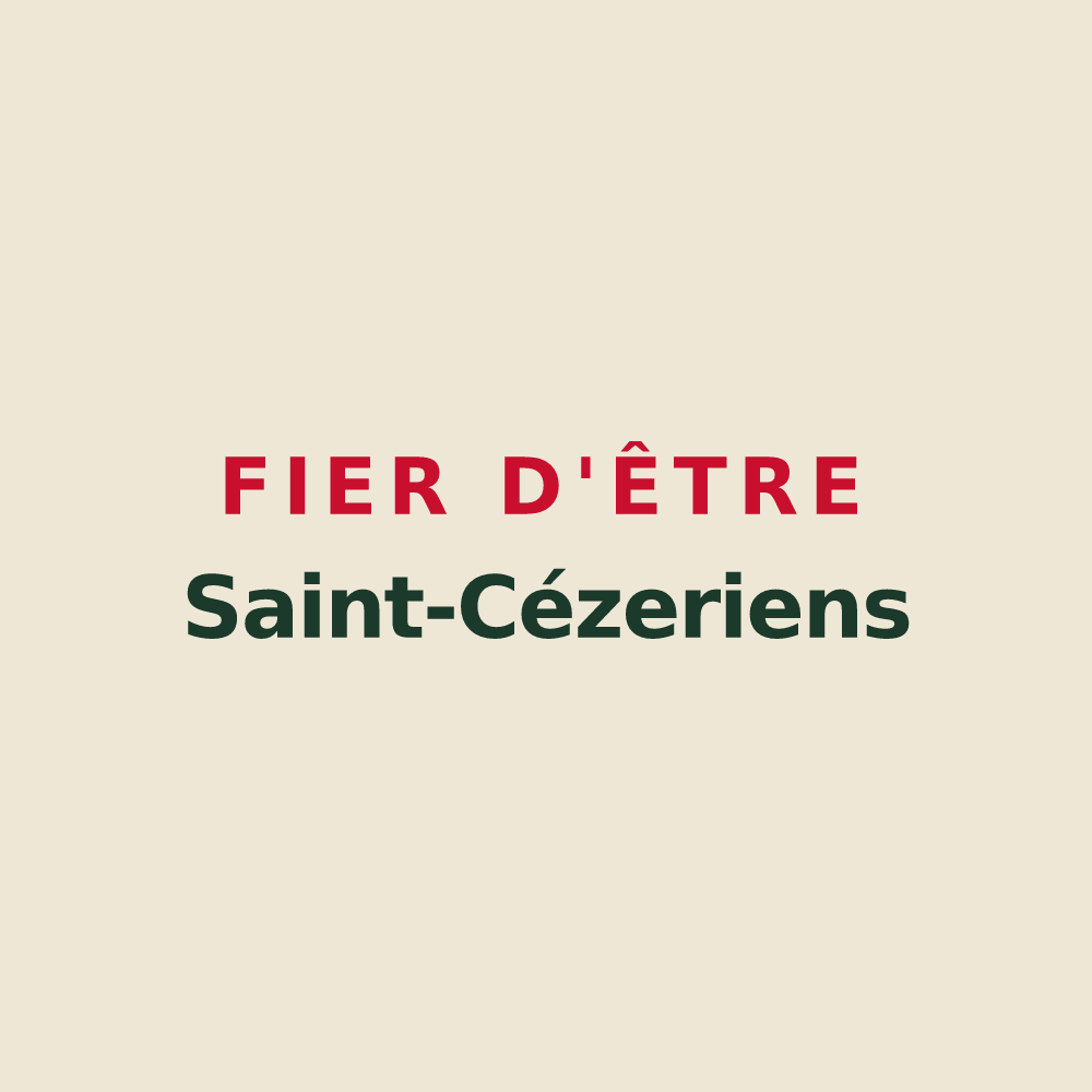 Tote bag « Fier d'être Saint-Cézeriens » — design pour Saint-Cézert