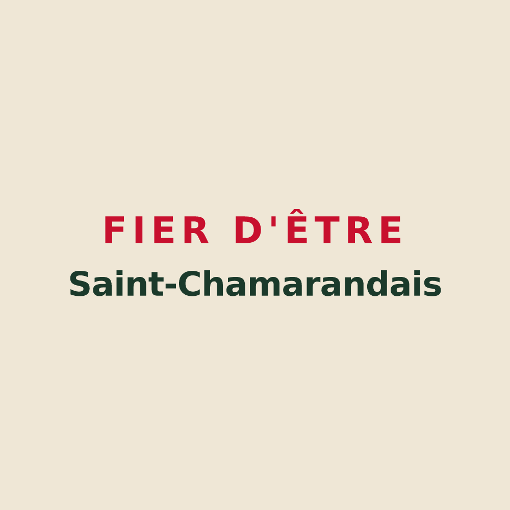 Tote bag « Fier d'être Saint-Chamarandais » — design pour Saint-Chamarand