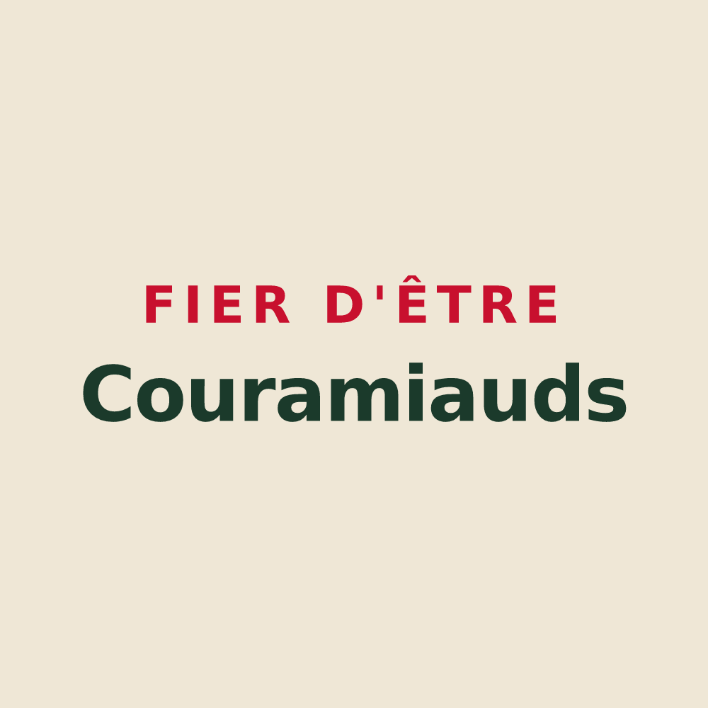 Tote bag « Fier d'être Couramiauds » — design pour Saint-Chamond