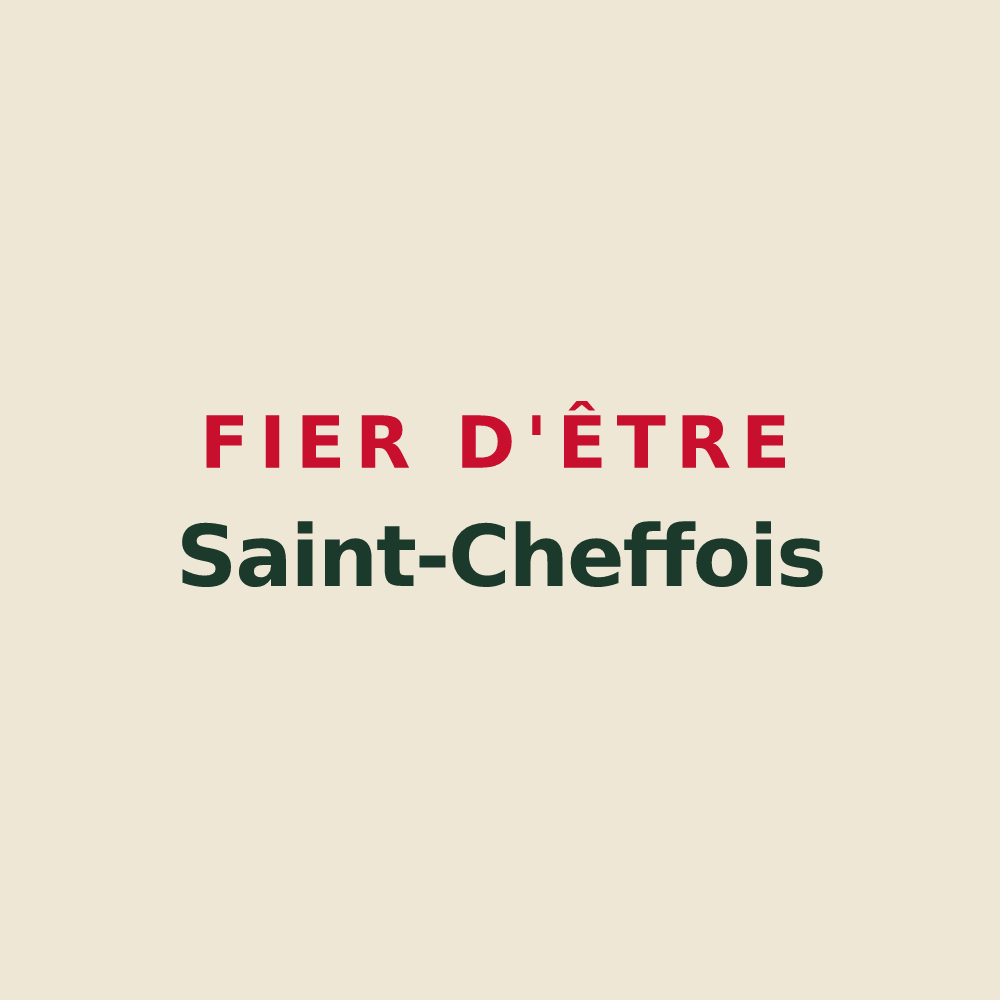 Tote bag « Fier d'être Saint-Cheffois » — design pour Saint-Chef