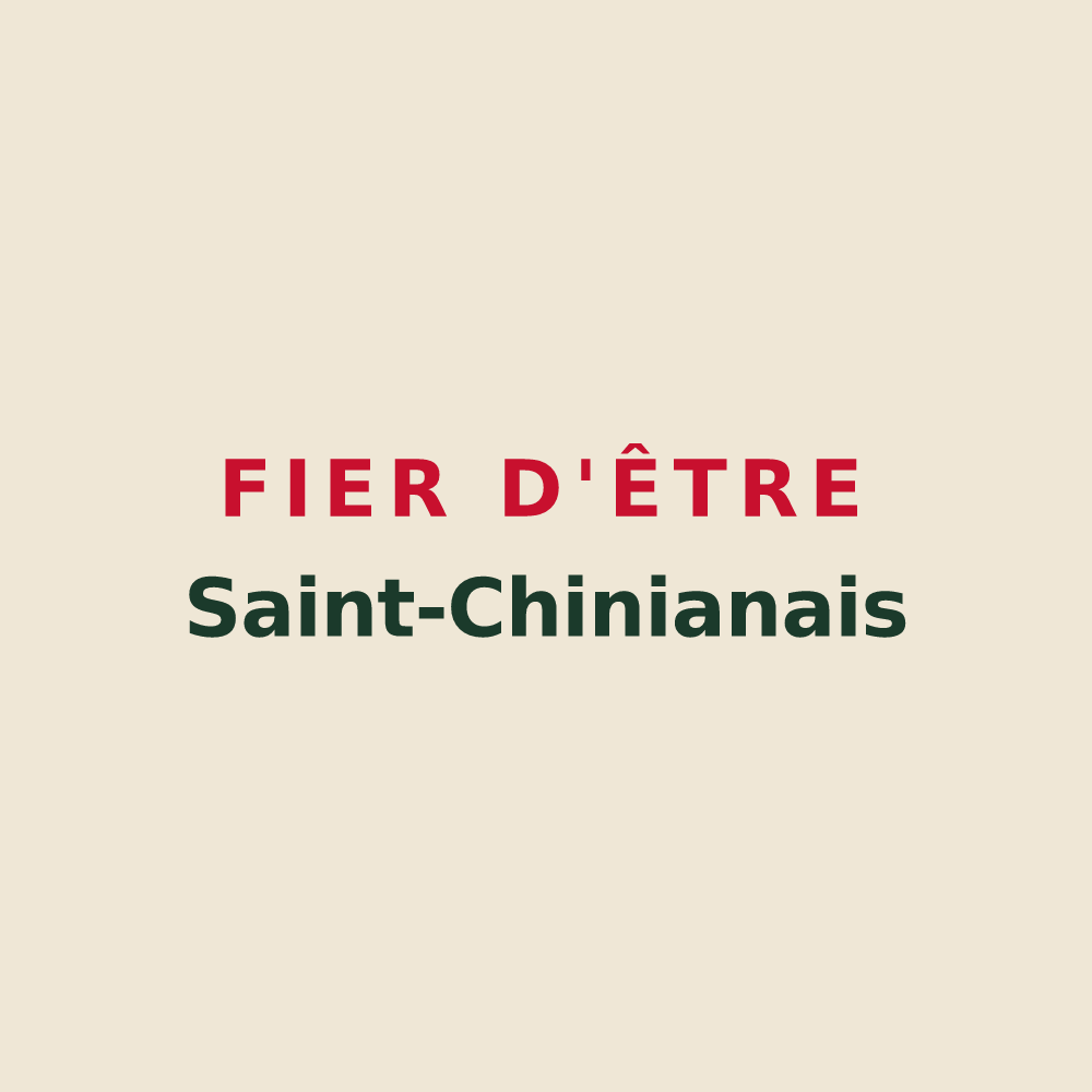 Tote bag « Fier d'être Saint-Chinianais » — design pour Saint-Chinian