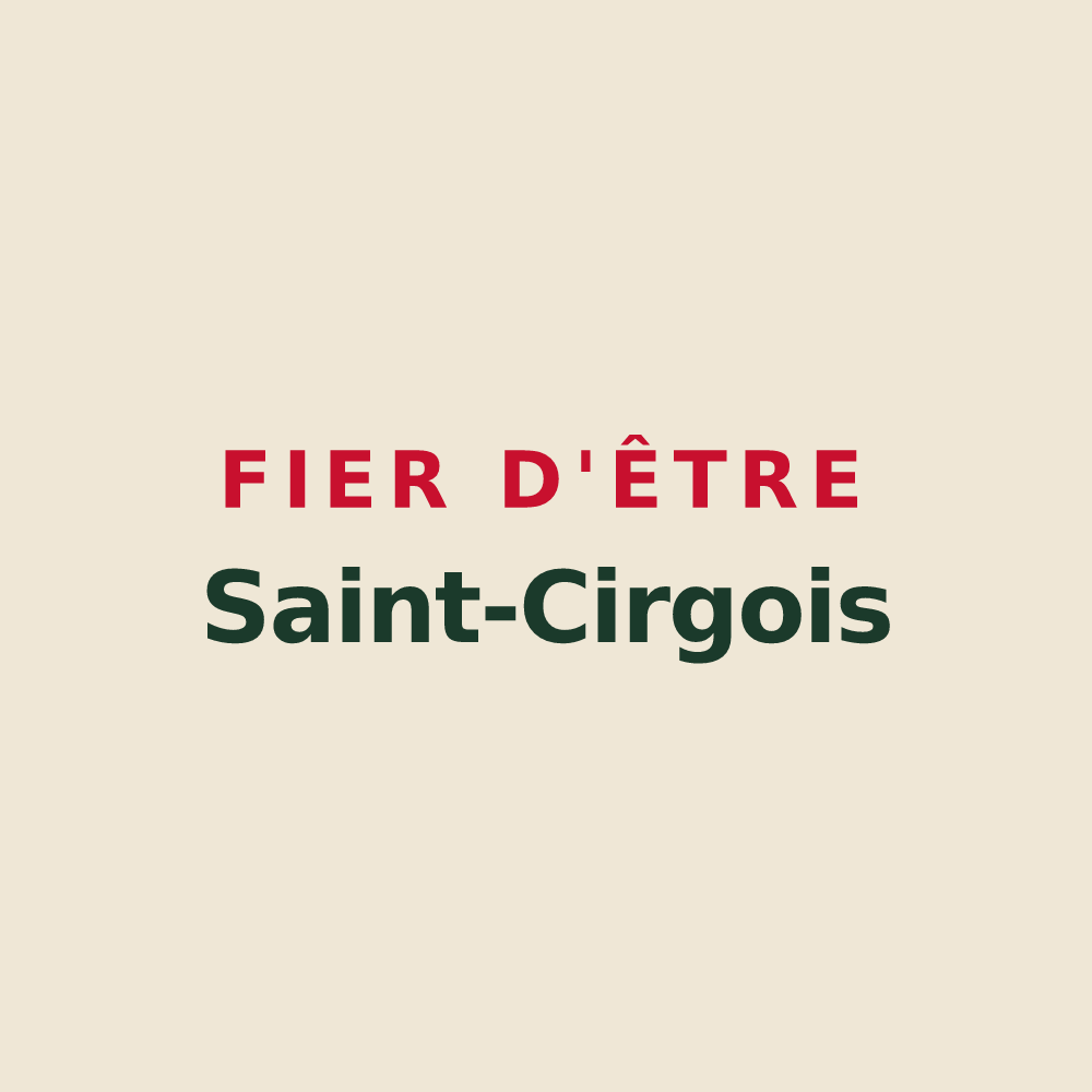 Tote bag « Fier d'être Saint-Cirgois » — design pour Saint-Cirgues-la-Loutre