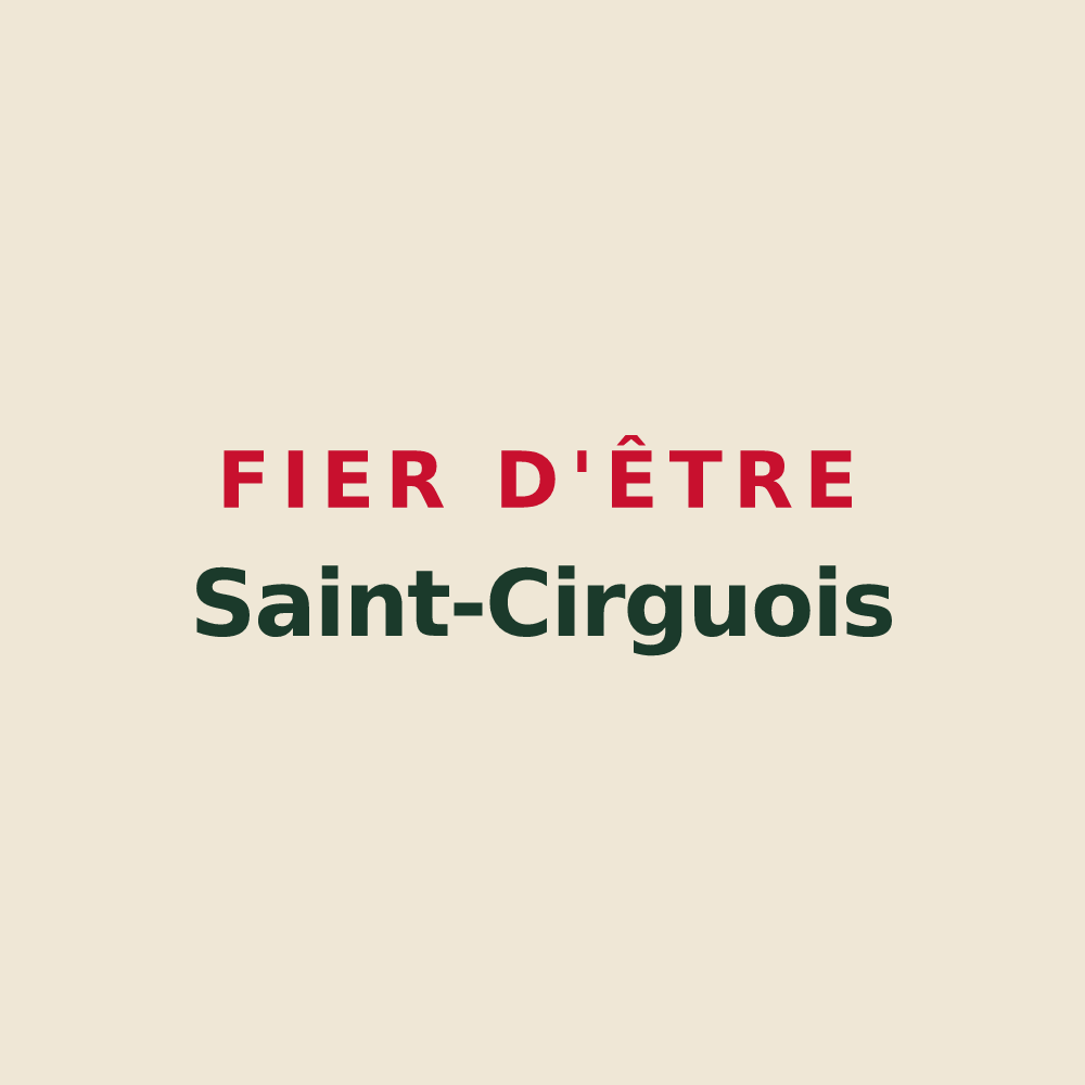 Tote bag « Fier d'être Saint-Cirguois » — design pour Saint-Cirgues