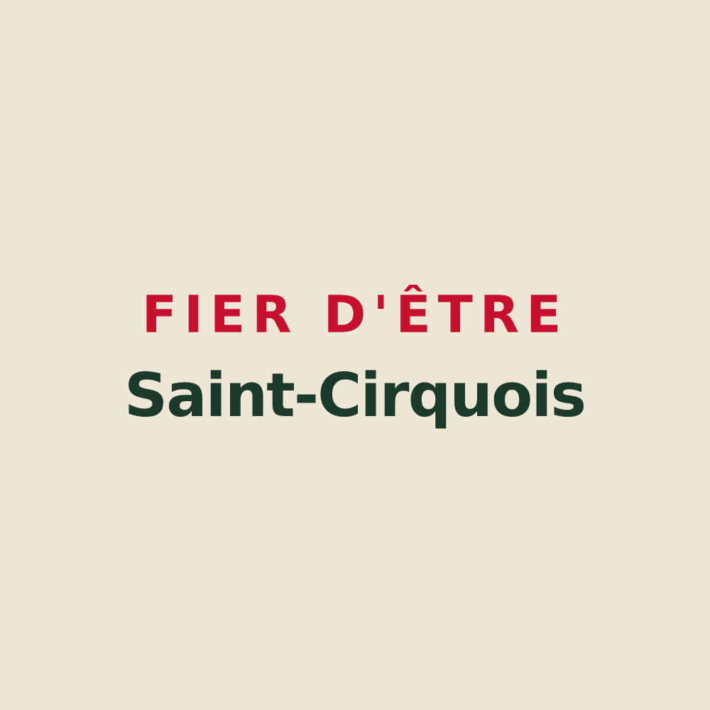 Tote bag « Fier d'être Saint-Cirquois » — design pour Saint-Cirq-Lapopie