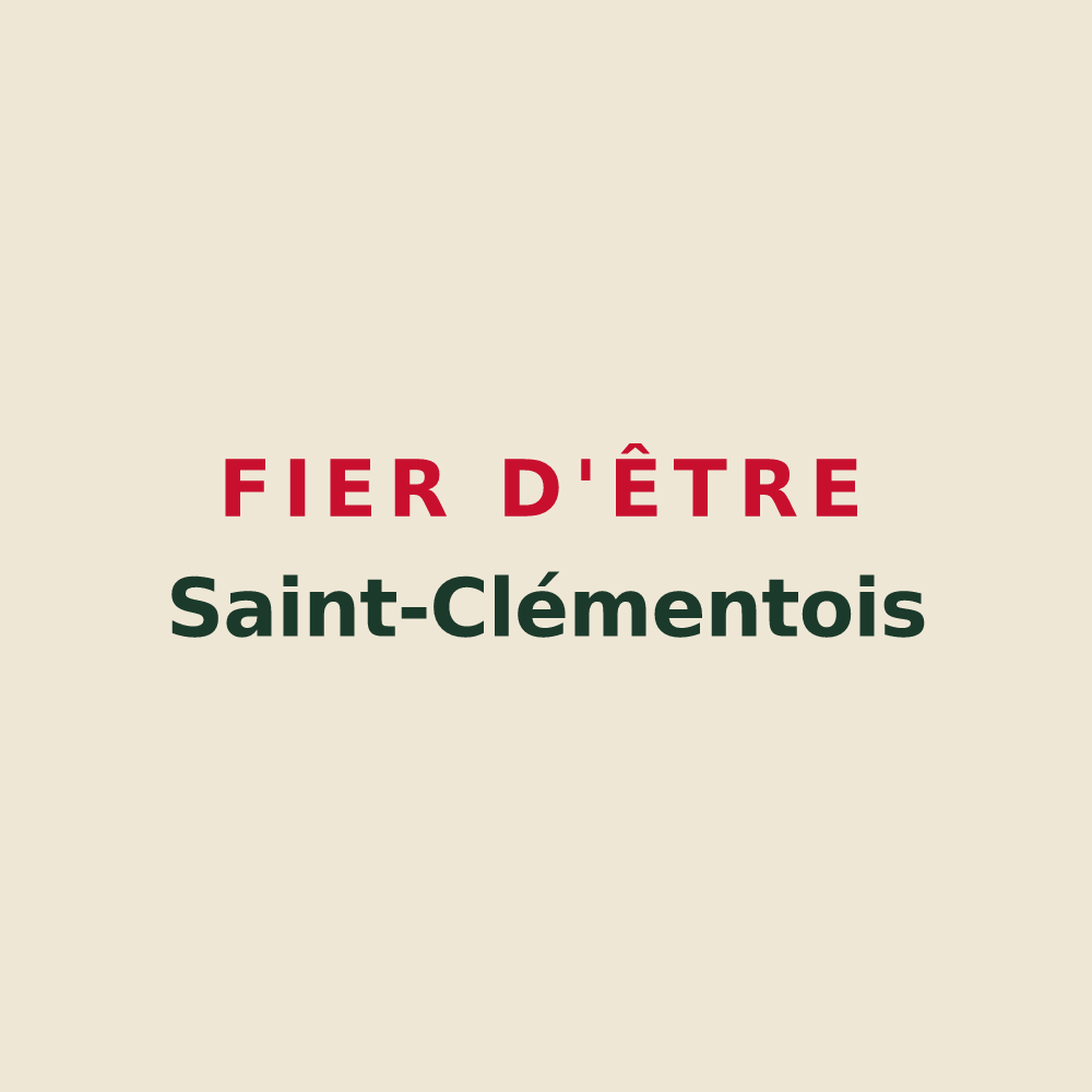 Tote bag « Fier d'être Saint-Clémentois » — design pour Saint-Clément-sur-Valsonne