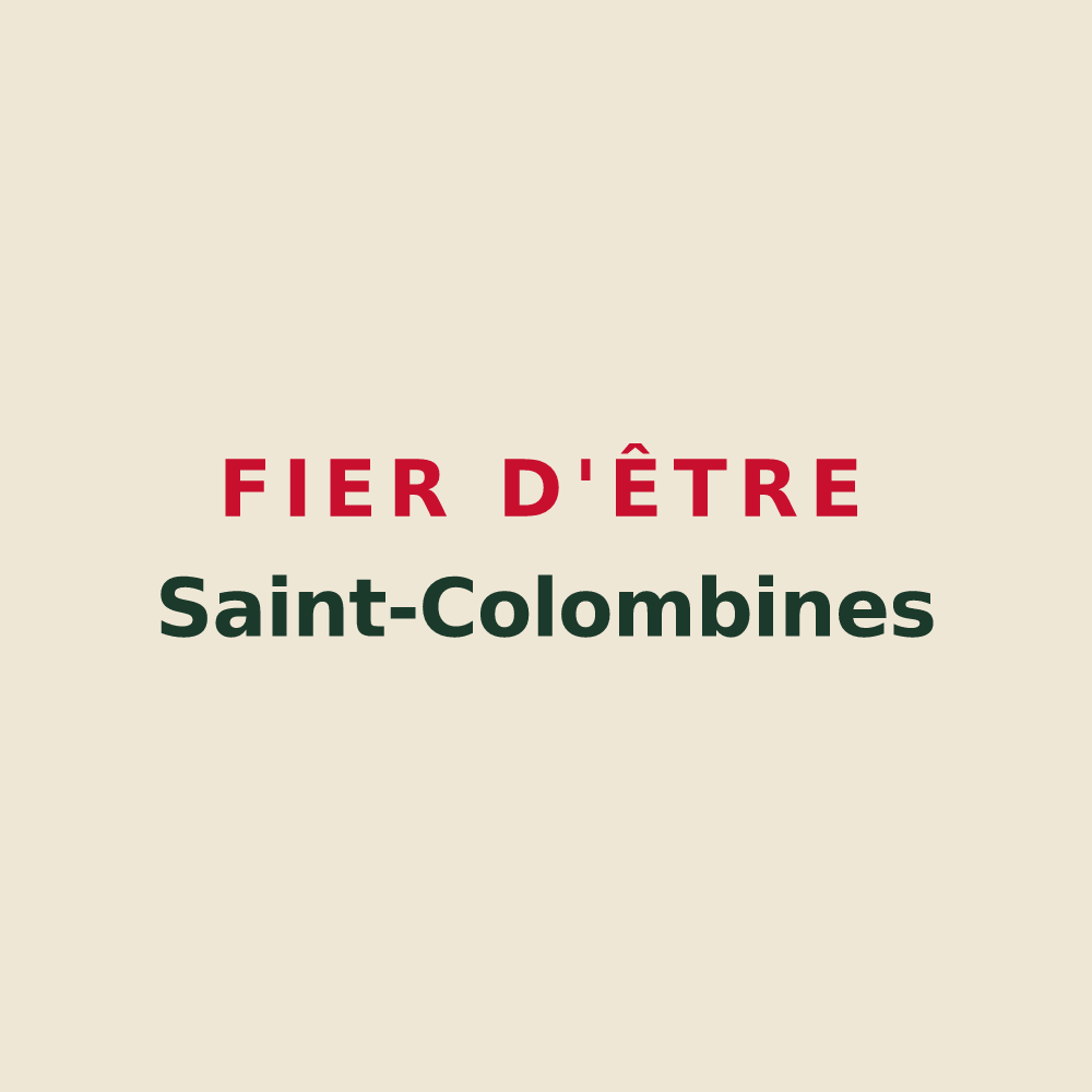 Tote bag « Fier d'être Saint-Colombines » — design pour Saint-Colomb-de-Lauzun