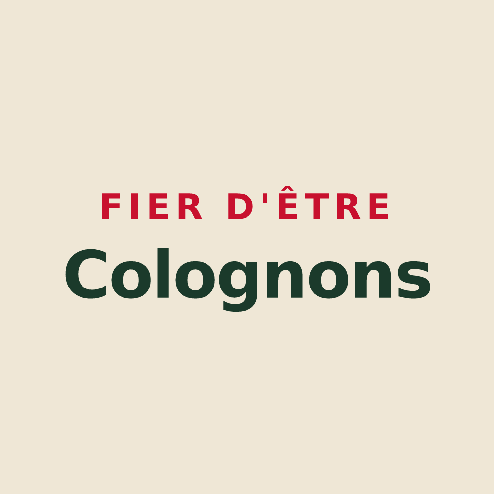 Tote bag « Fier d'être Colognons » — design pour Saint-Colomban-des-Villards