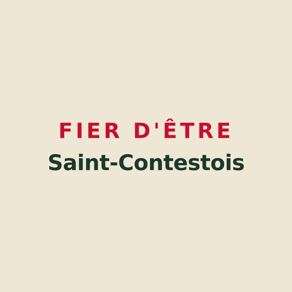 Tote bag « Fier d'être Saint-Contestois » — design pour Saint-Contest