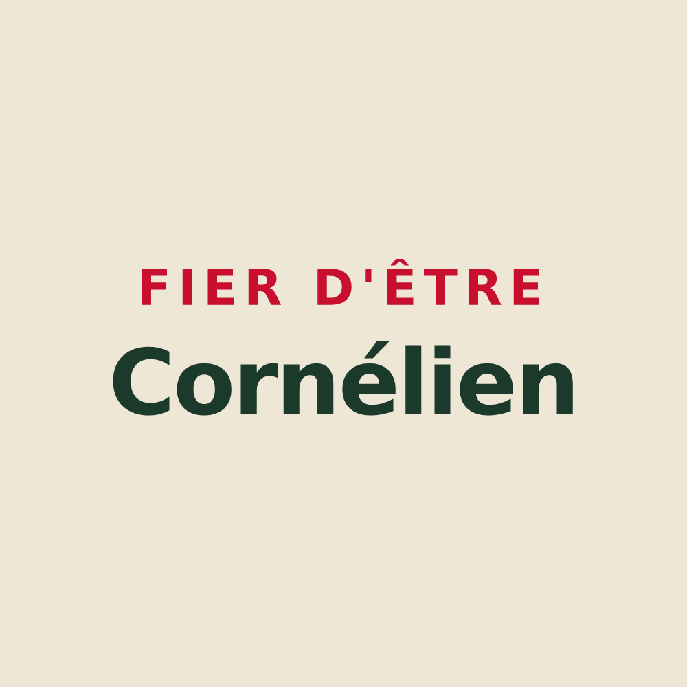 Tote bag « Fier d'être Cornélien » — design pour Saint-Corneille