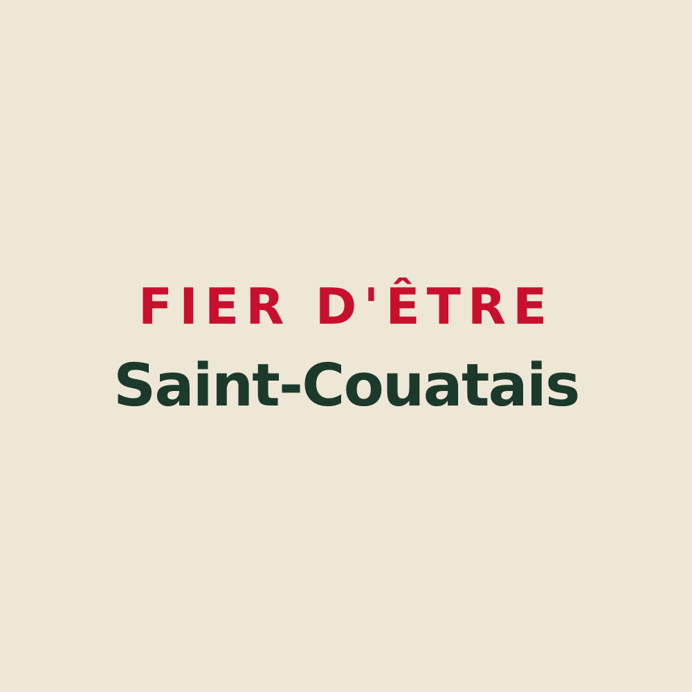 Tote bag « Fier d'être Saint-Couatais » — design pour Saint-Couat-du-Razès