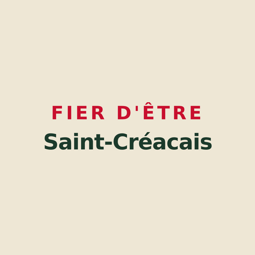 Tote bag « Fier d'être Saint-Créacais » — design pour Saint-Créac