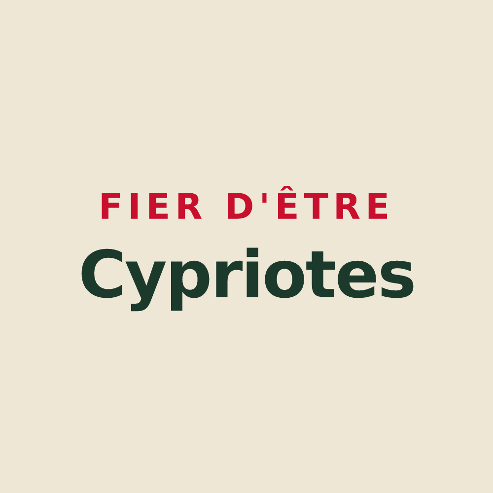 Tote bag « Fier d'être Cypriotes » — design pour Saint-Cyprien