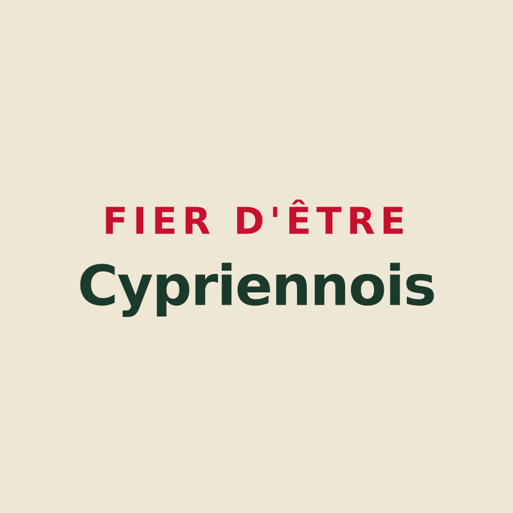 Tote bag « Fier d'être Cypriennois » — design pour Saint-Cyprien