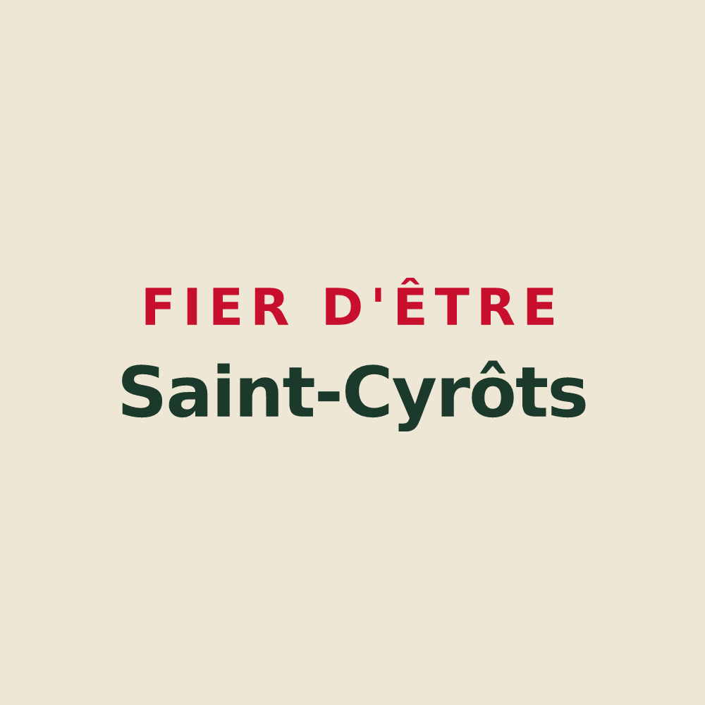 Tote bag « Fier d'être Saint-Cyrôts » — design pour Saint-Cyr-au-Mont-d'Or