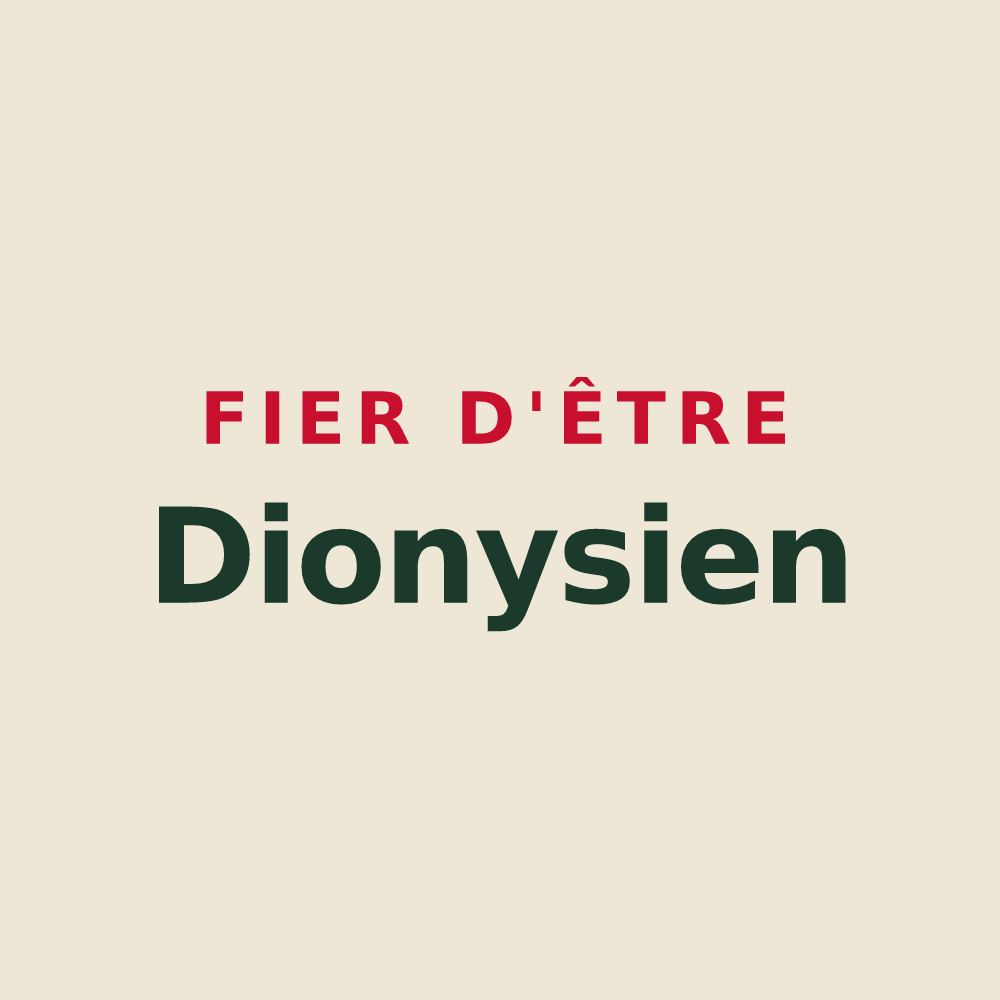 Tote bag « Fier d'être Dionysien » — design pour Saint-Denis-d'Anjou