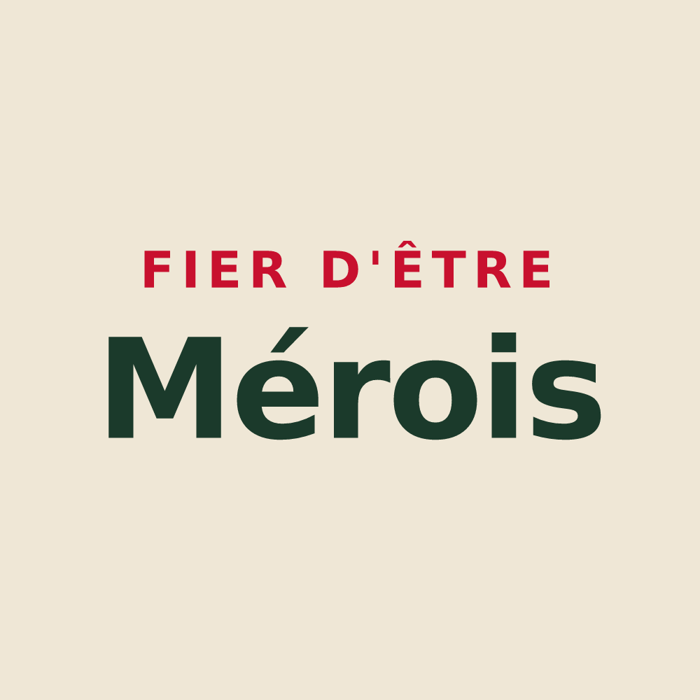 Tote bag « Fier d'être Mérois » — design pour Saint-Denis-de-Méré