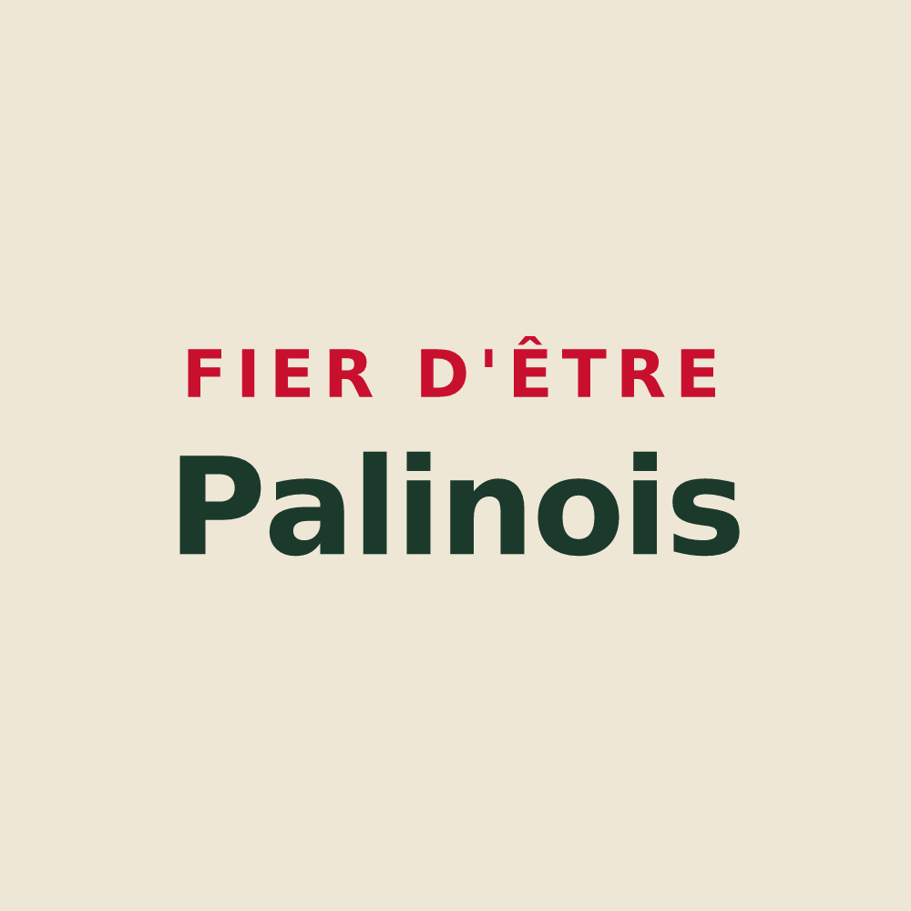 Tote bag « Fier d'être Palinois » — design pour Saint-Denis-de-Palin