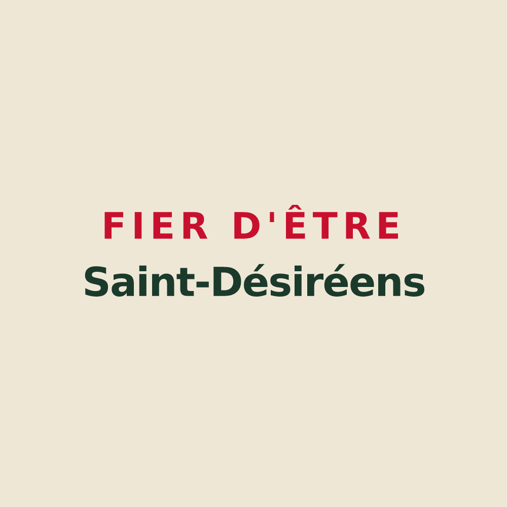 Tote bag « Fier d'être Saint-Désiréens » — design pour Saint-Désert