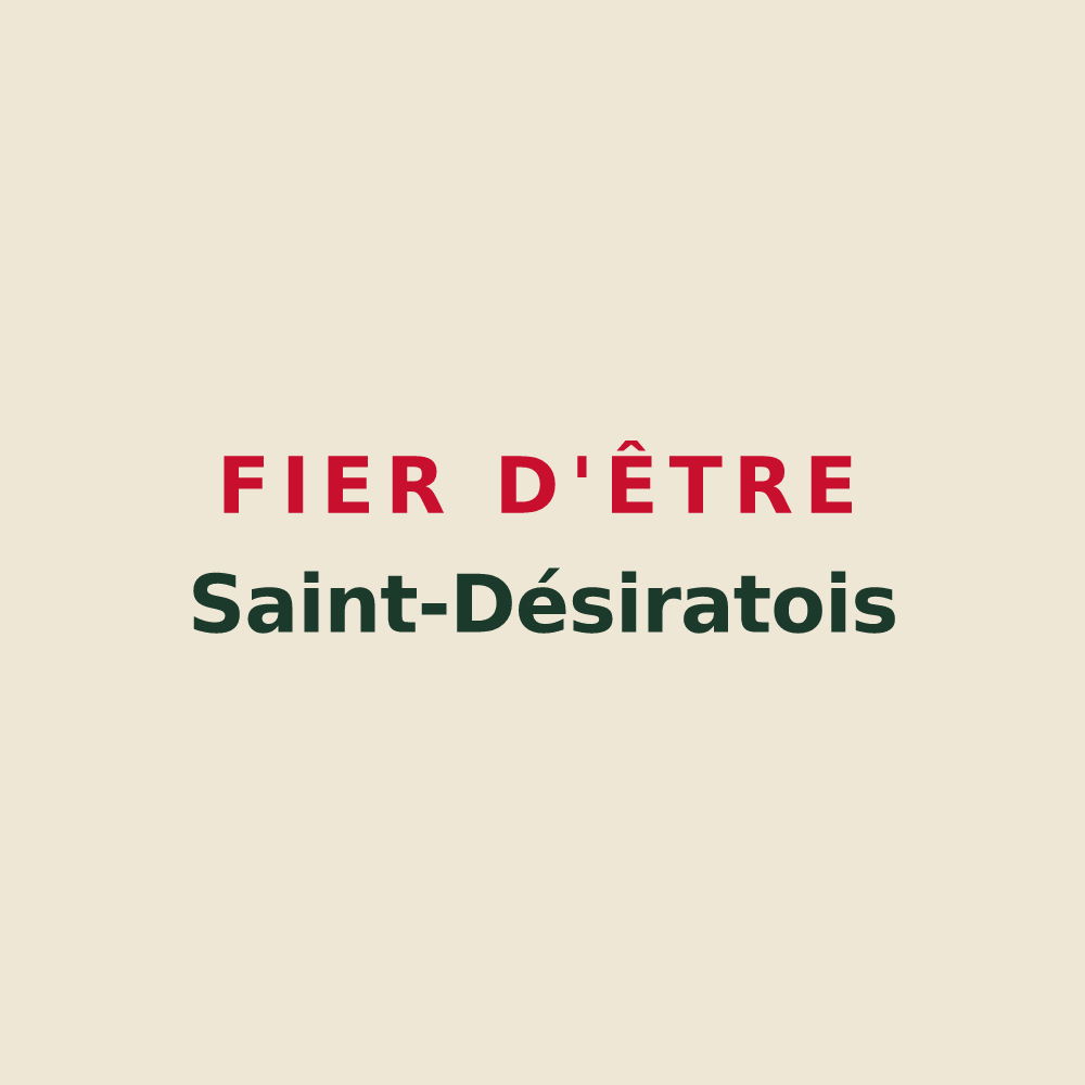 Tote bag « Fier d'être Saint-Désiratois » — design pour Saint-Désirat