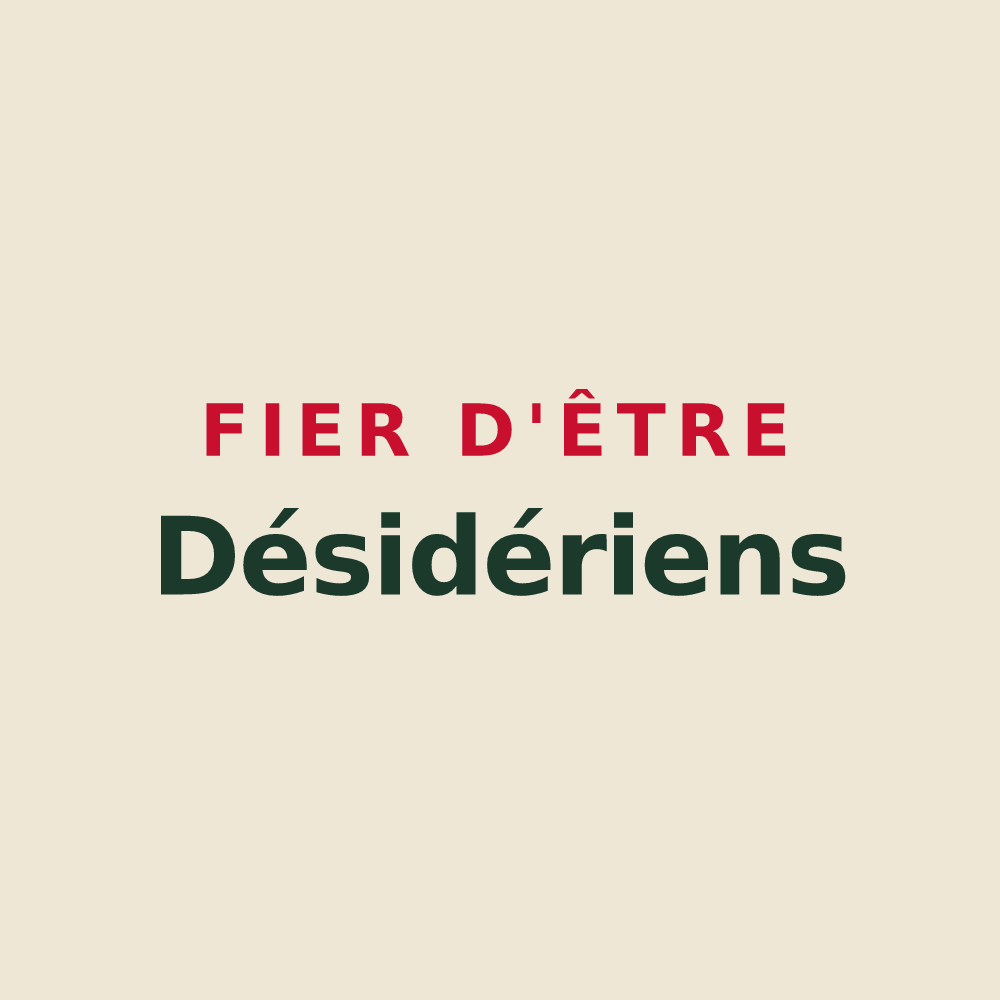 Tote bag « Fier d'être Désidériens » — design pour Saint-Didier-au-Mont-d'Or