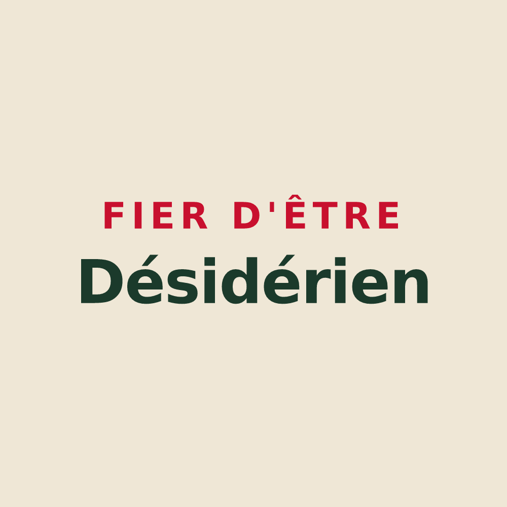 Tote bag « Fier d'être Désidérien » — design pour Saint-Didier-de-Formans