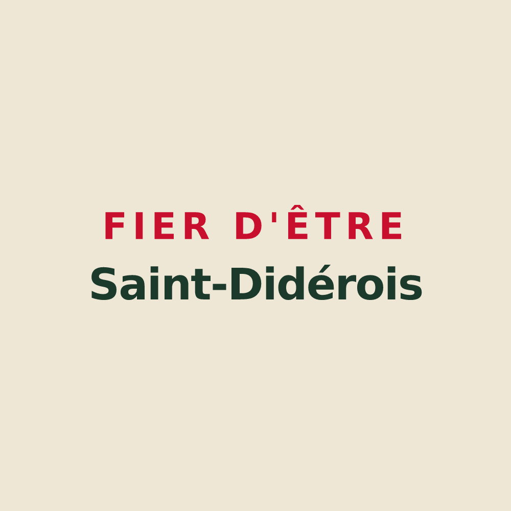 Tote bag « Fier d'être Saint-Didérois » — design pour Saint-Didier-la-Forêt