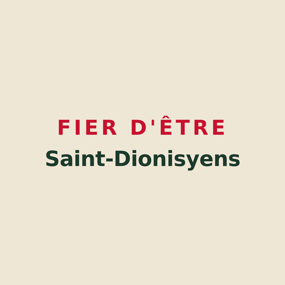 Tote bag « Fier d'être Saint-Dionisyens » — design pour Saint-Dionisy
