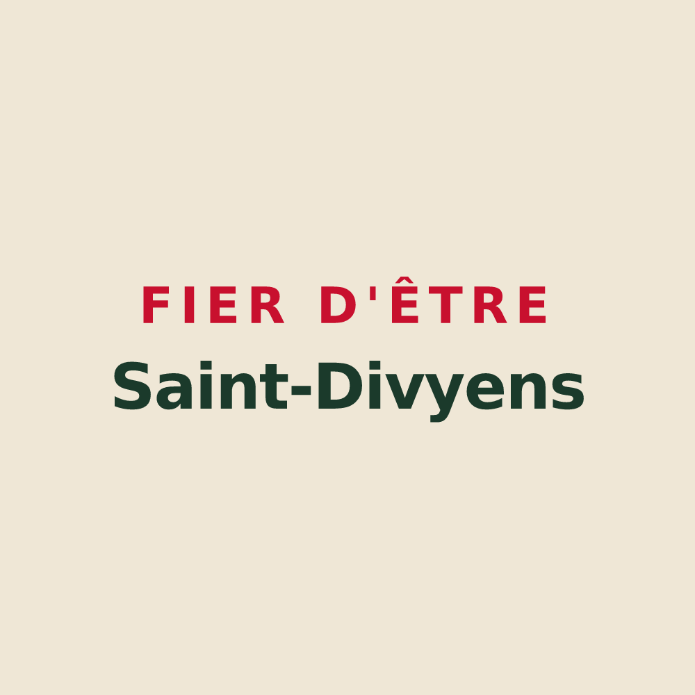 Tote bag « Fier d'être Saint-Divyens » — design pour Saint-Divy