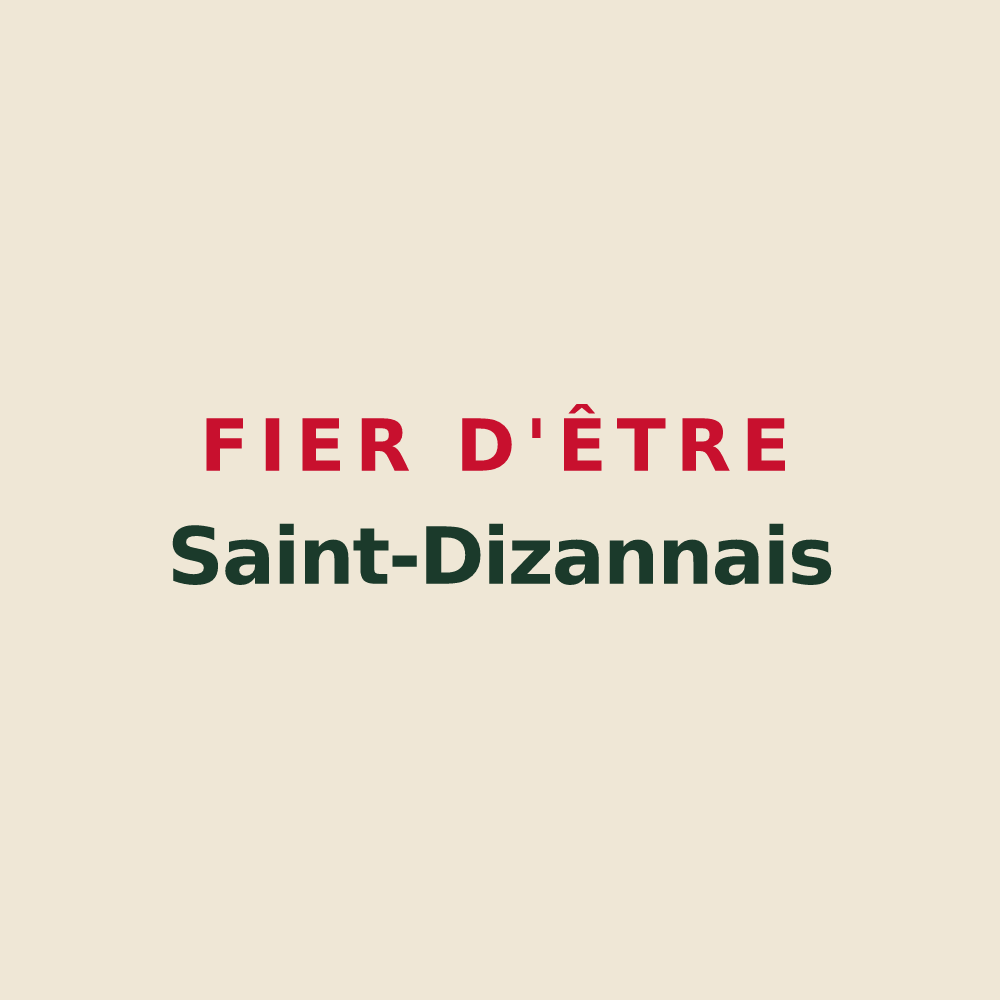 Tote bag « Fier d'être Saint-Dizannais » — design pour Saint-Dizant-du-Bois