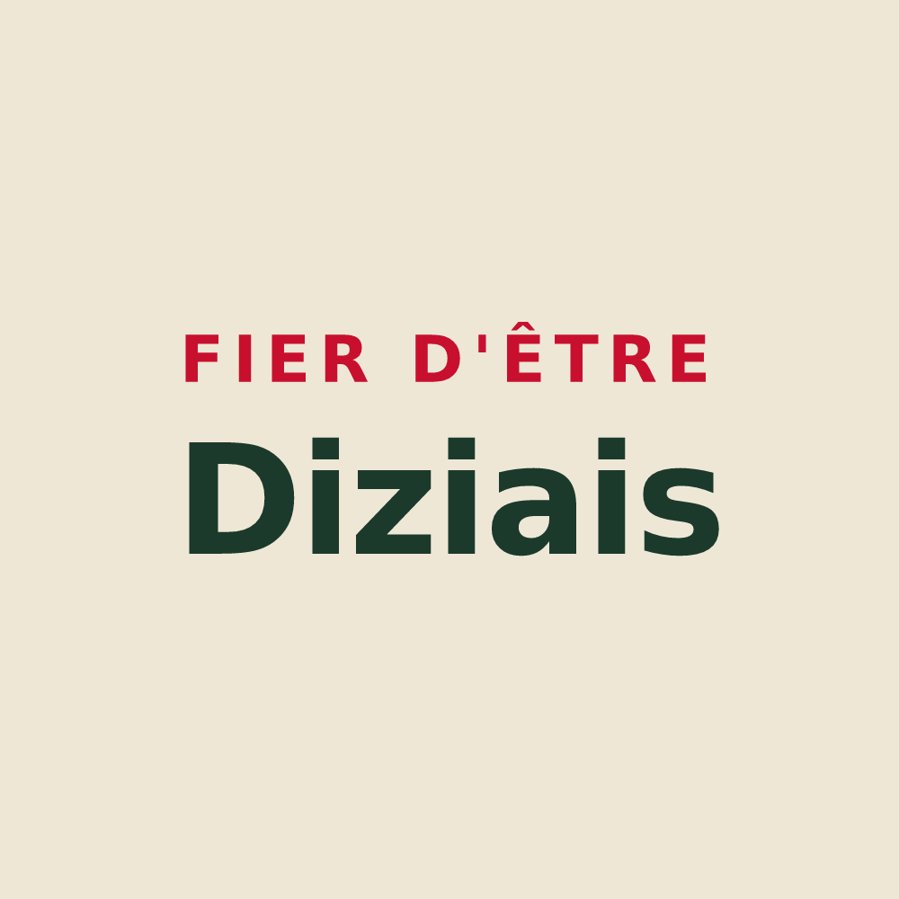 Tote bag « Fier d'être Diziais » — design pour Saint-Dizier-l'Évêque