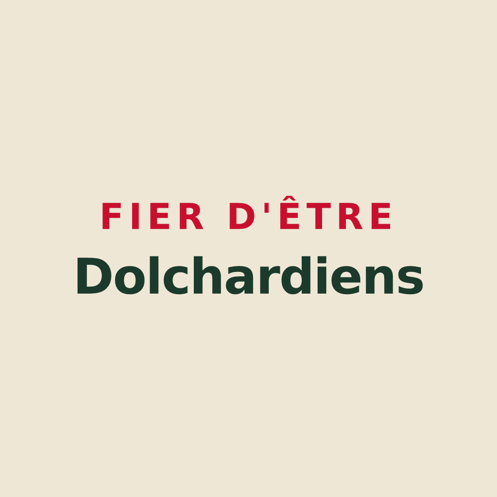 Tote bag « Fier d'être Dolchardiens » — design pour Saint-Doulchard