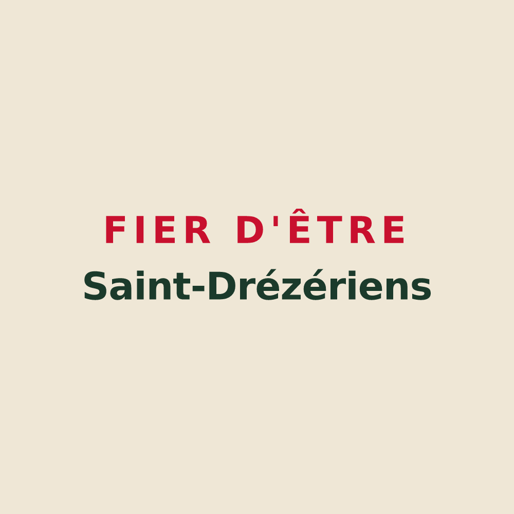 Tote bag « Fier d'être Saint-Drézériens » — design pour Saint-Drézéry