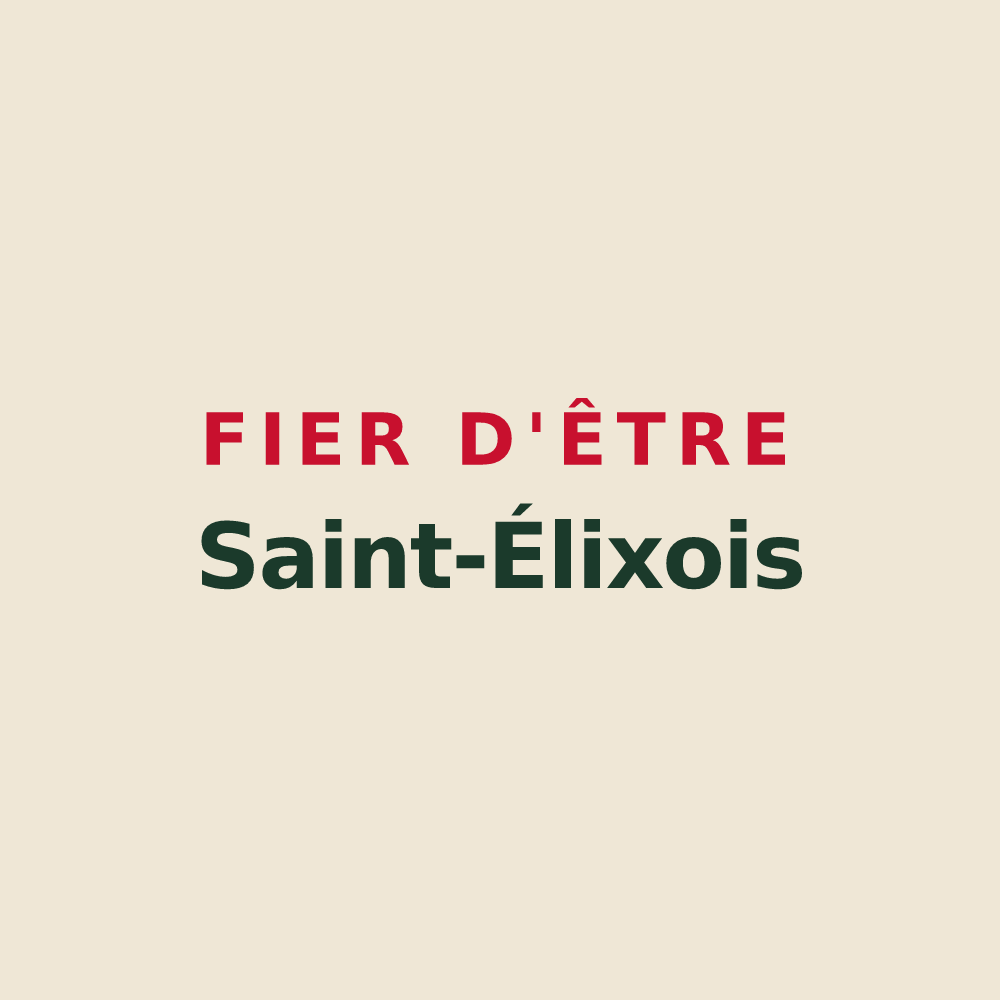 Tote bag « Fier d'être Saint-Élixois » — design pour Saint-Élix-Séglan