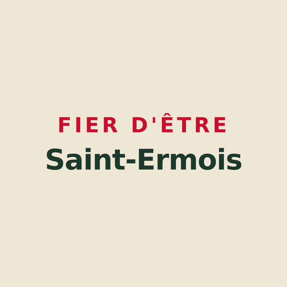 Tote bag « Fier d'être Saint-Ermois » — design pour Saint-Erme-Outre-et-Ramecourt