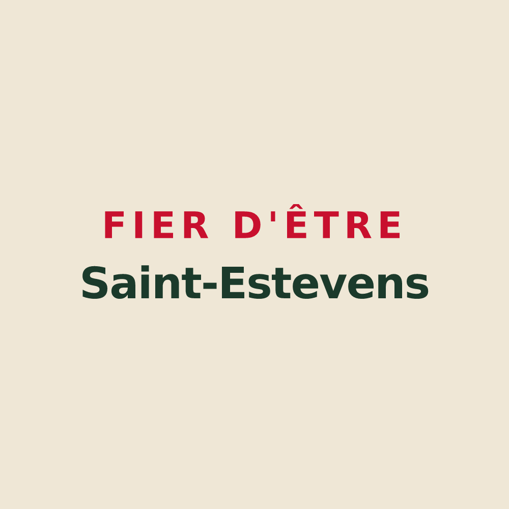 Tote bag « Fier d'être Saint-Estevens » — design pour Saint-Estève-Janson