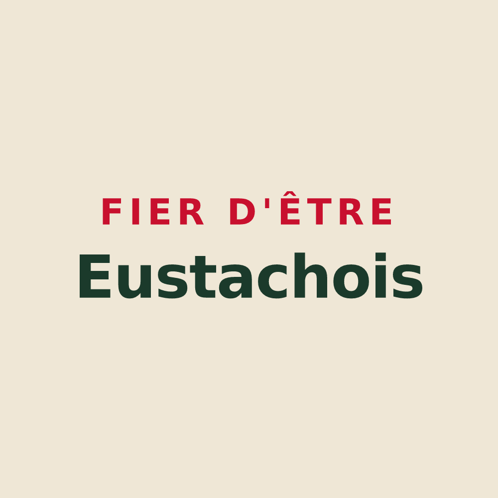 Tote bag « Fier d'être Eustachois » — design pour Saint-Eustache