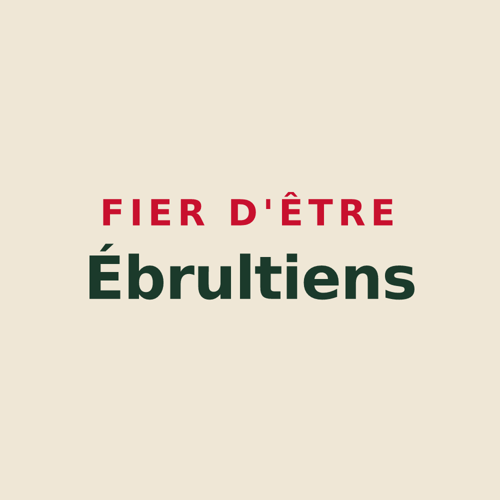 Tote bag « Fier d'être Ébrultiens » — design pour Saint-Evroult-Notre-Dame-du-Bois