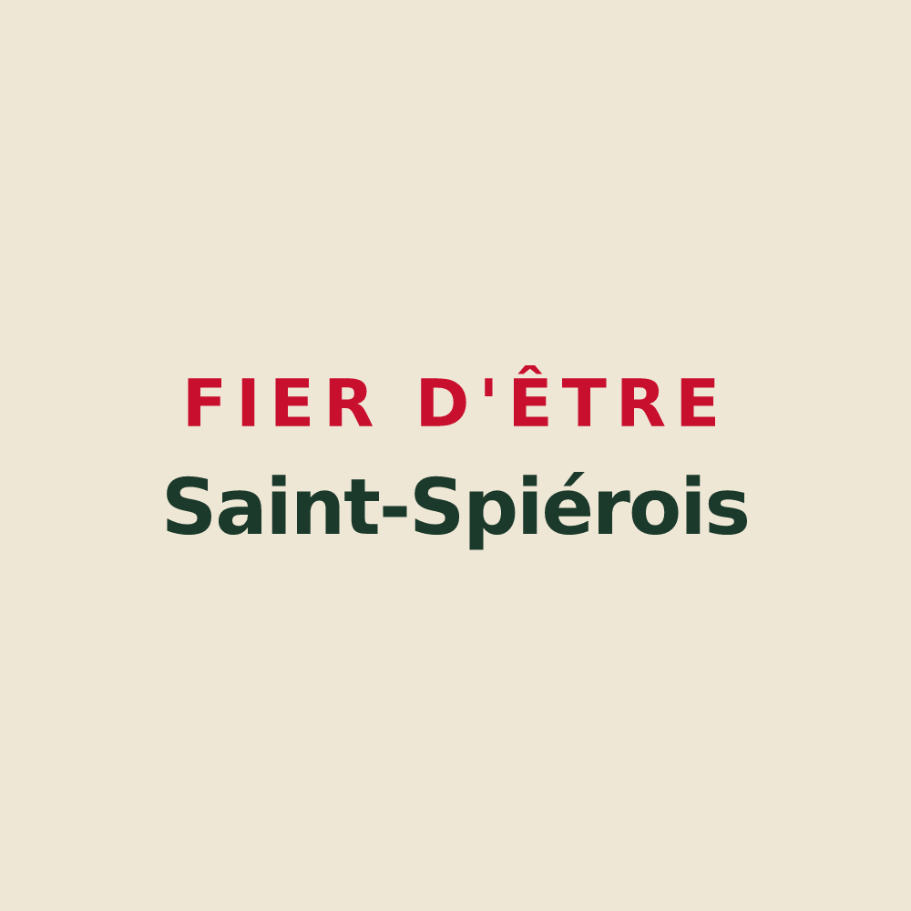 Tote bag « Fier d'être Saint-Spiérois » — design pour Saint-Exupéry-les-Roches