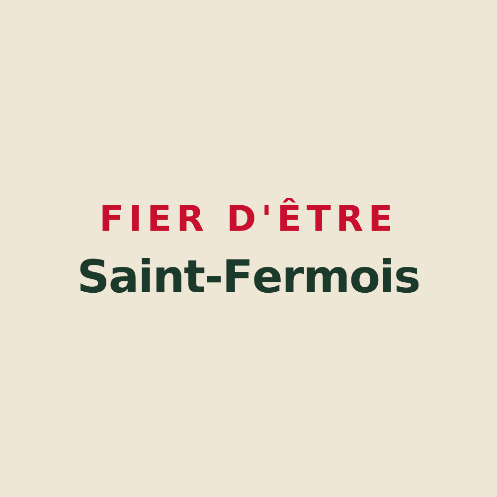 Tote bag « Fier d'être Saint-Fermois » — design pour Saint-Ferme