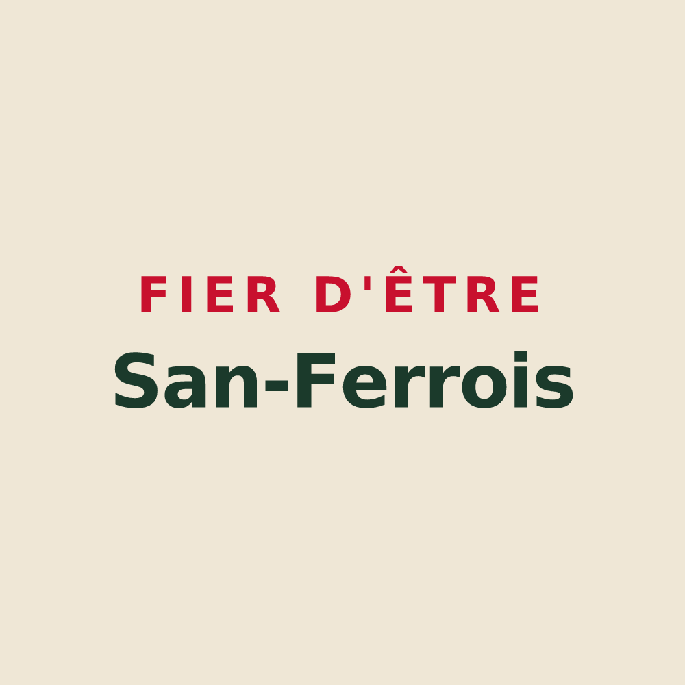 Tote bag « Fier d'être San-Ferrois » — design pour Saint-Ferréol-d'Auroure