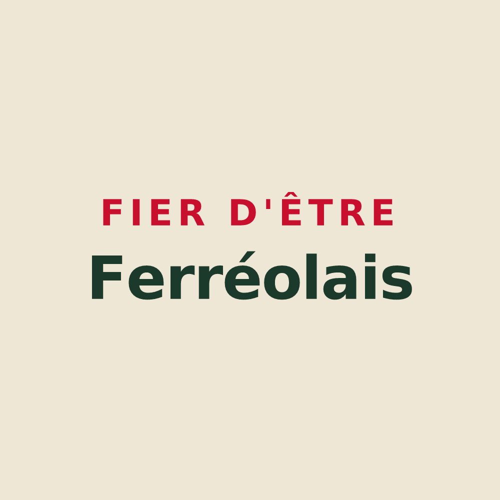 Tote bag « Fier d'être Ferréolais » — design pour Saint-Ferréol-de-Comminges
