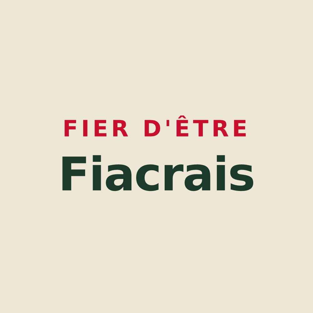 Tote bag « Fier d'être Fiacrais » — design pour Saint-Fiacre-sur-Maine