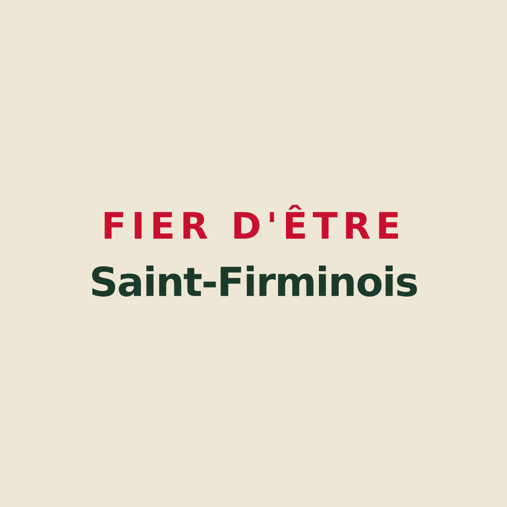 Tote bag « Fier d'être Saint-Firminois » — design pour Saint-Firmin-des-Bois