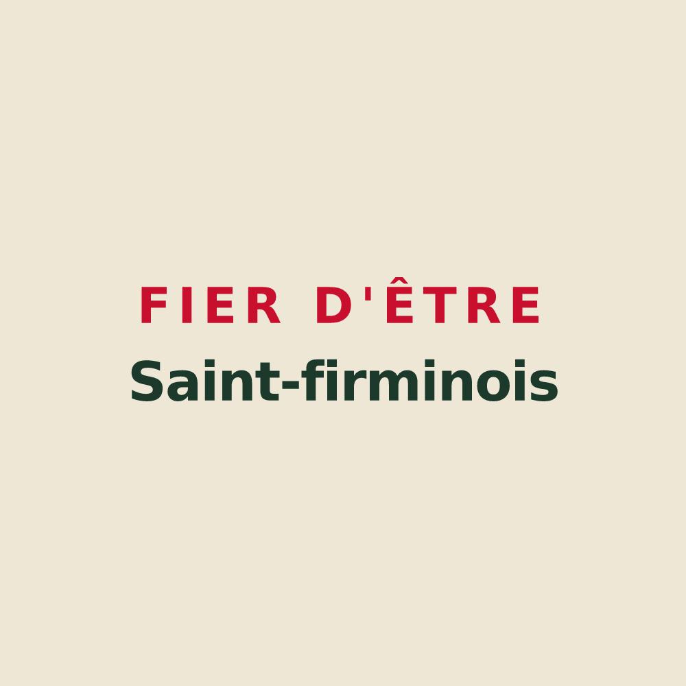 Tote bag « Fier d'être Saint-firminois » — design pour Saint-Firmin-des-Prés