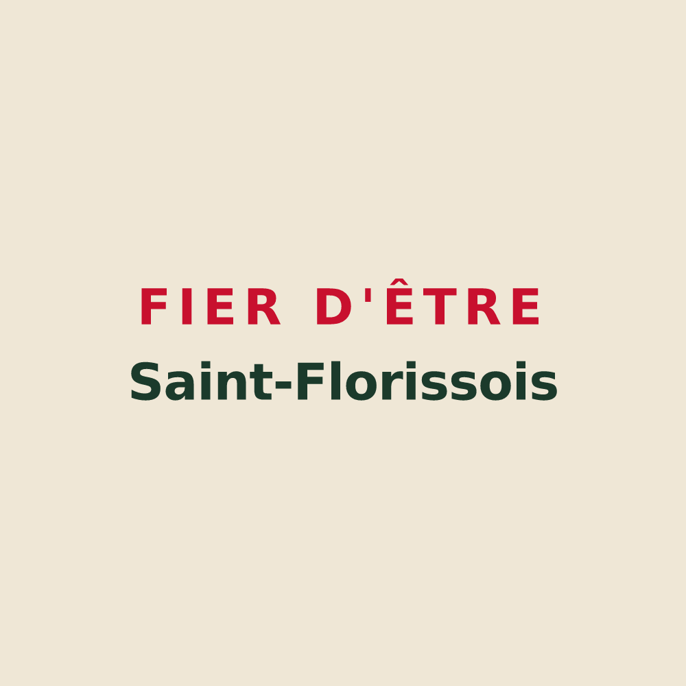 Tote bag « Fier d'être Saint-Florissois » — design pour Saint-Floris